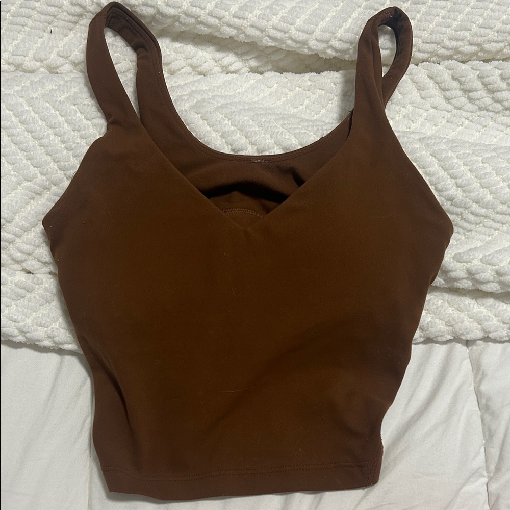 lululemon align tank top- Brown